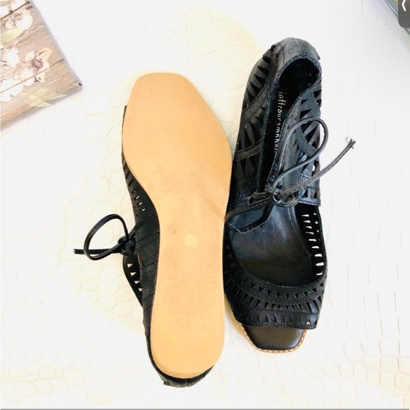 Jeffrey Campbell “Rodillo” Cutout Wedge Sandals - Picture 6 of 6